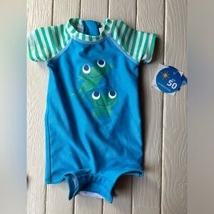 New Wave Zone 0 3 Months Baby Rashguard Frogs